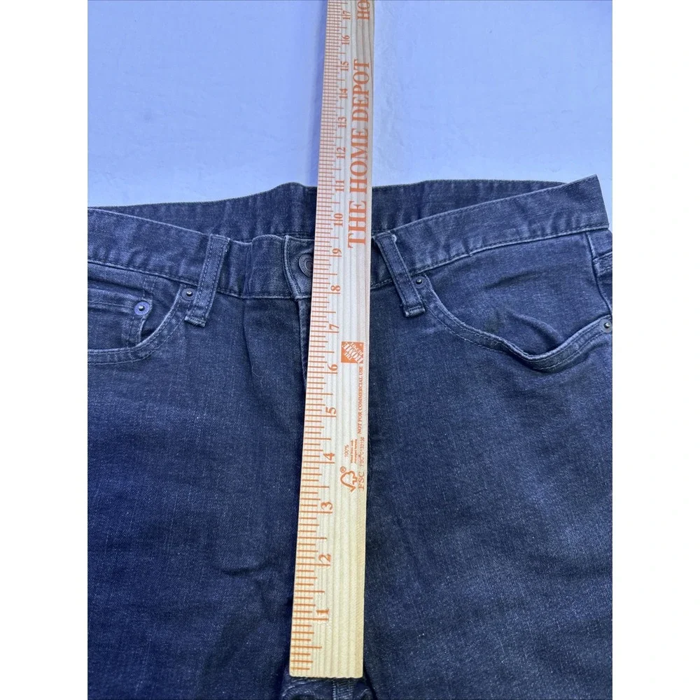 Uniqlo JEANS  Mens Size 32 x 32 Black Straight Leg Cotton Denim